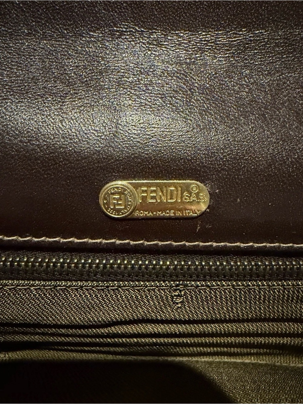 Fendi Zucca clutch wallet with unbranded chain - Picture 8 of 16